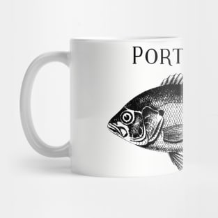 Port Isaac Cornwall Fish Mug